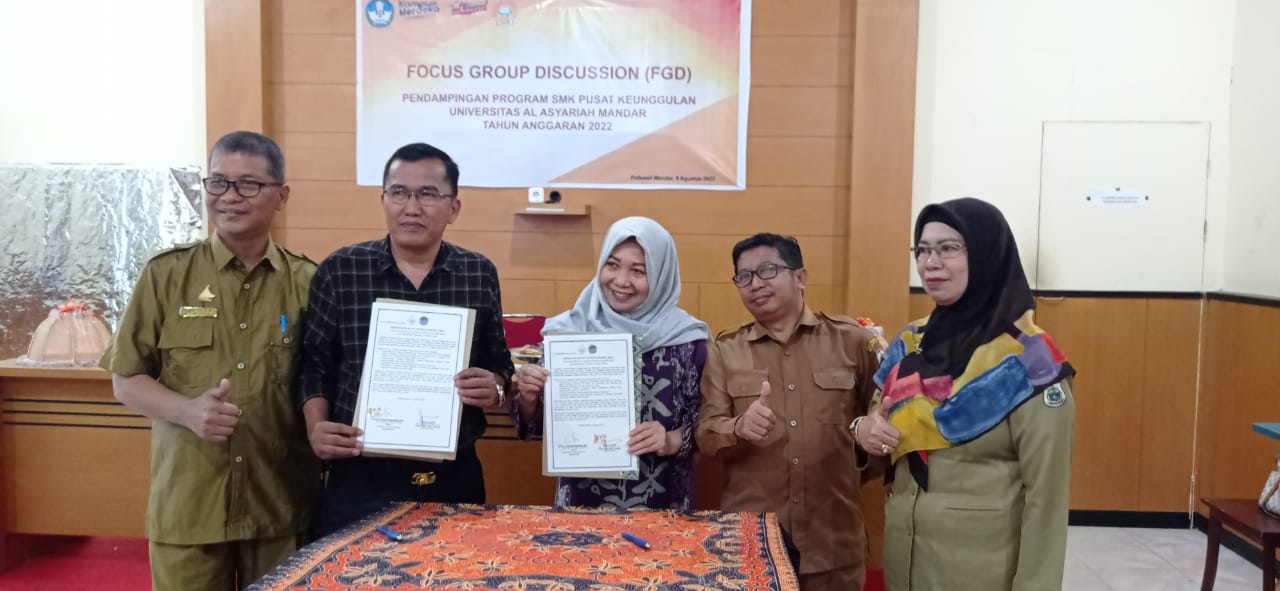 Unasman Kembali Menjadi Pendamping SMK Pusat Keunggulan di Sulbar